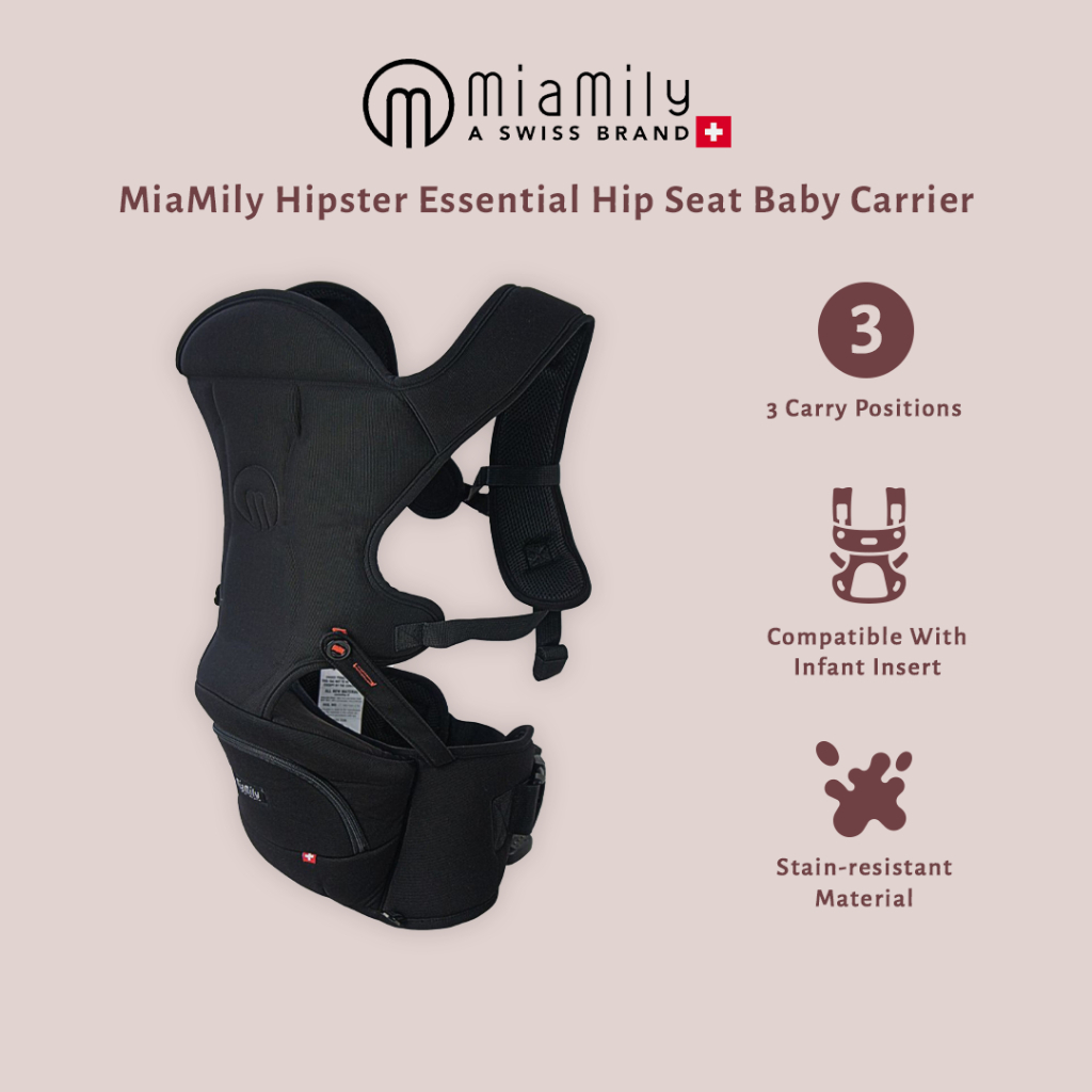 MiaMily Hipster Essential Hip Seat Baby Carrier Carry