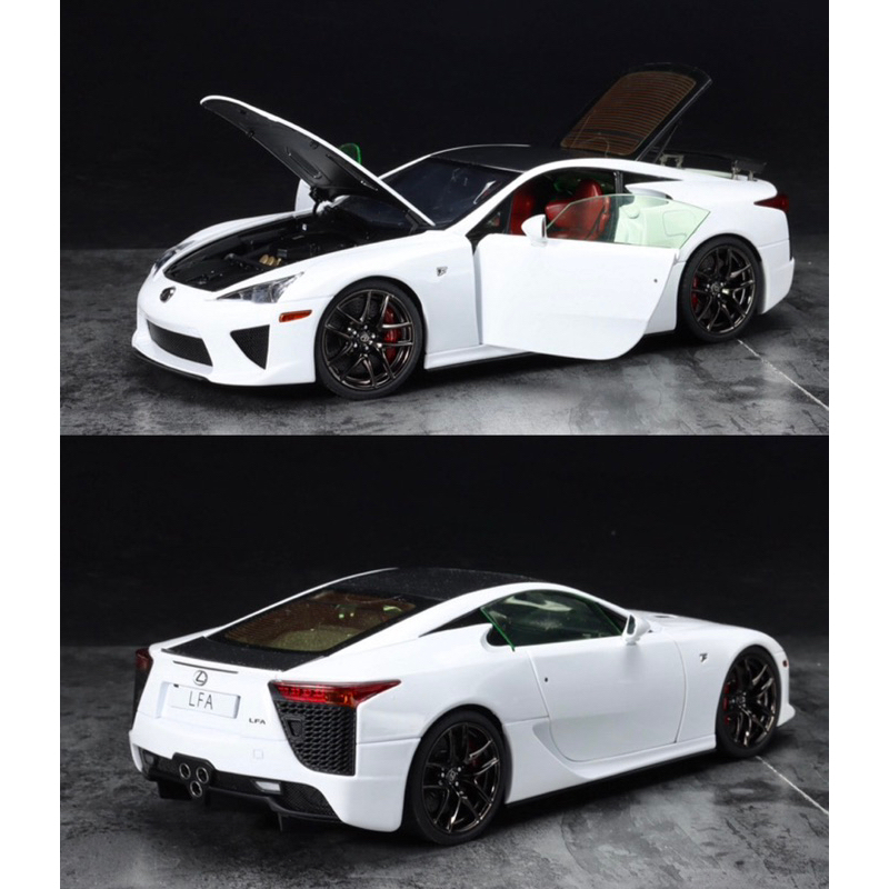 WELL 1:18 Lexus LFA Whitest White with Carbon Roof | Shopee Malaysia