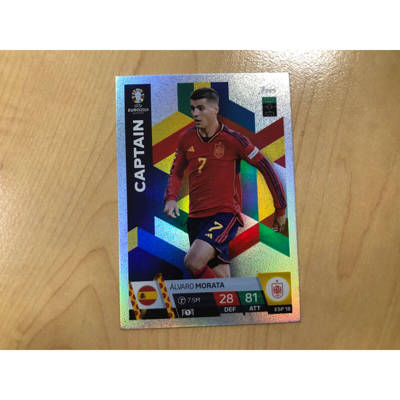 Topps Match Attax Euro 2024 Alvaro Morata - Captain - Spain | Shopee ...