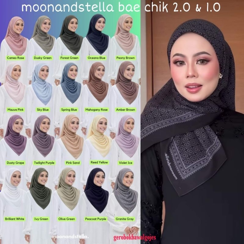 MOONANDSTELLA BAE CHIK 2.0 & JET BLACK 1.0 | Shopee Malaysia