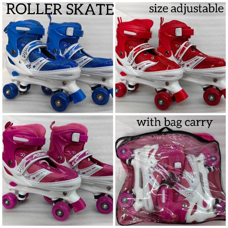 VVM: KASUT RODA BUDAK ADJUSTABLE CHILDREN ROLLER SKATE ROLLER BLADE