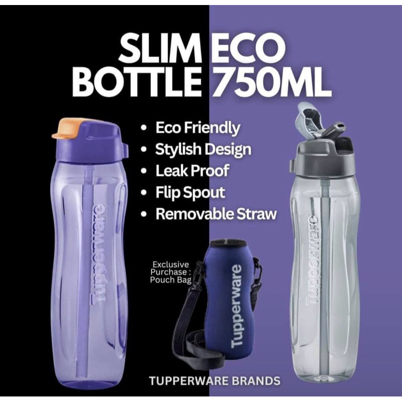Tupperware Straw Eco Bottle 750ml | Shopee Malaysia