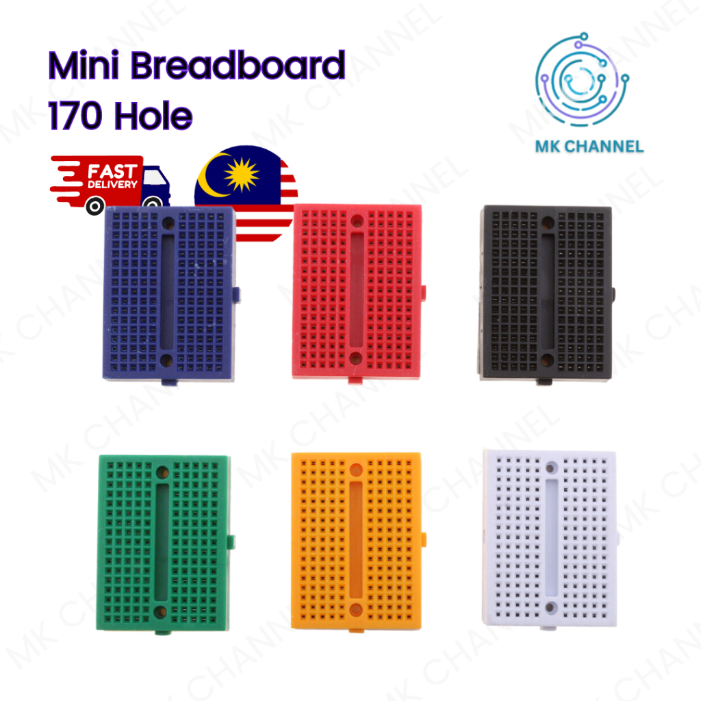 BREADBOARD 170 HOLE various color | Shopee Malaysia