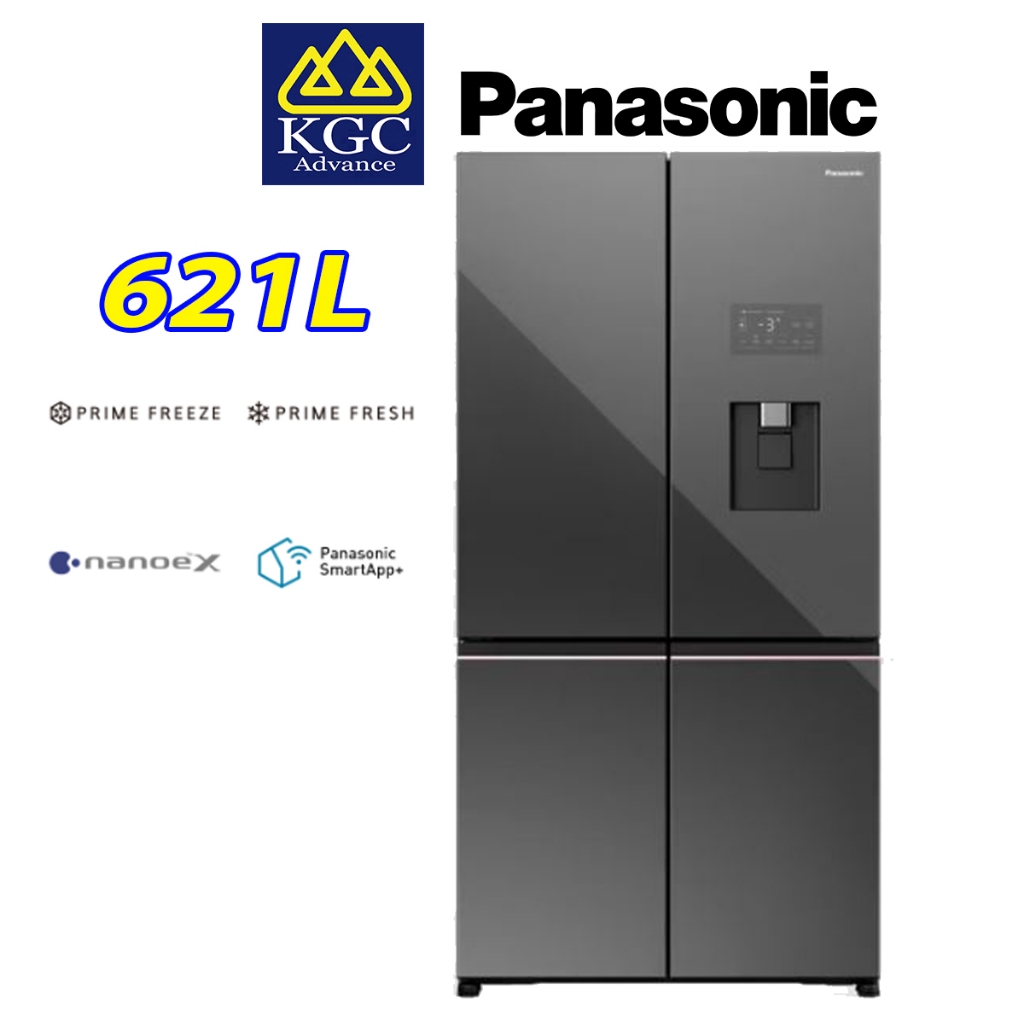 [Free Ship] Panasonic 621L Fridge Premium 4-door Inverter Refrigerator ...