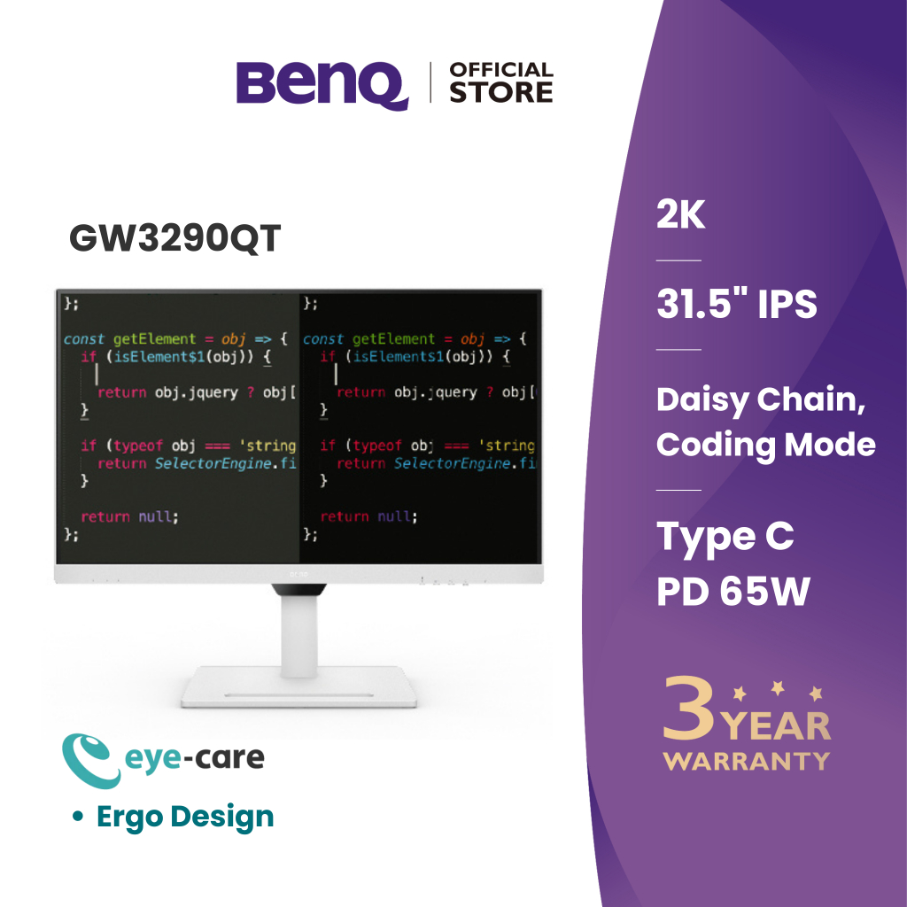 BenQ GW3290QT Home and Office Monitor (32