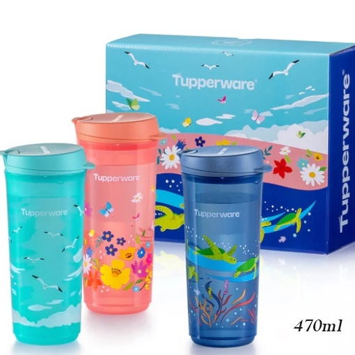 Tupperware: Thirst n Go 470ml with Gift Box/At Lunch Box | Shopee Malaysia