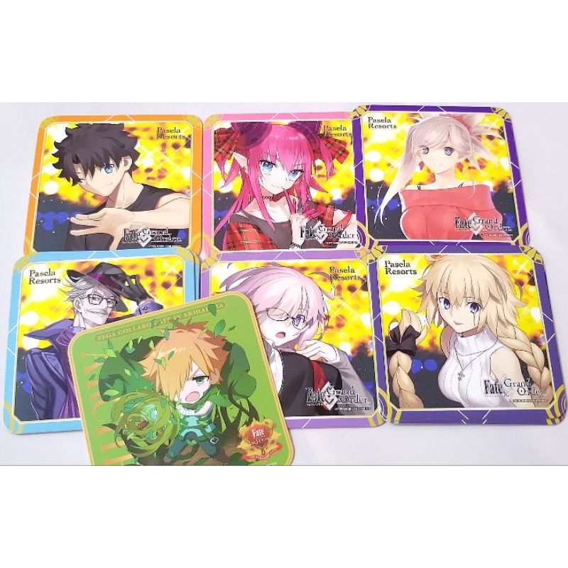 Official Fate/Grand Order Limited Coaster Pasela Resorts Sega Collabo ...