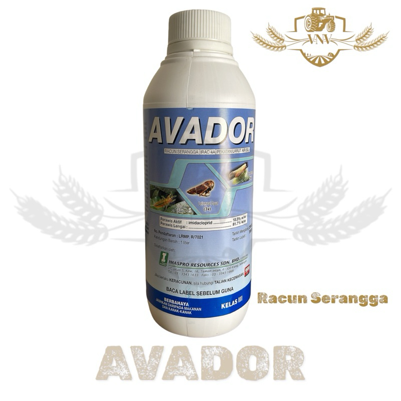 AVADOR 1Liter/Racun serangga Imidacloprid 18.3%/kutu trip/Bena perang ...