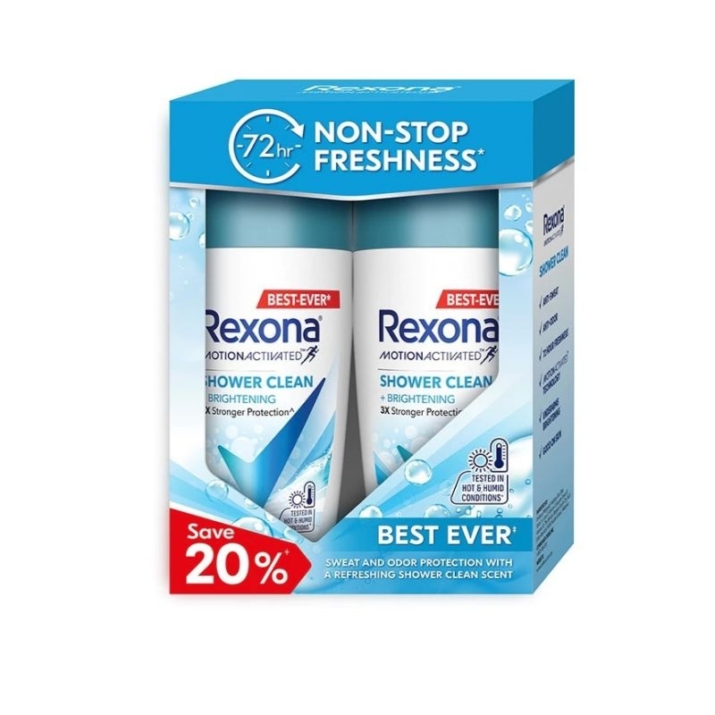 REXONA Deodorant Women Roll on 2x45ml - 2Variant | Shopee Malaysia