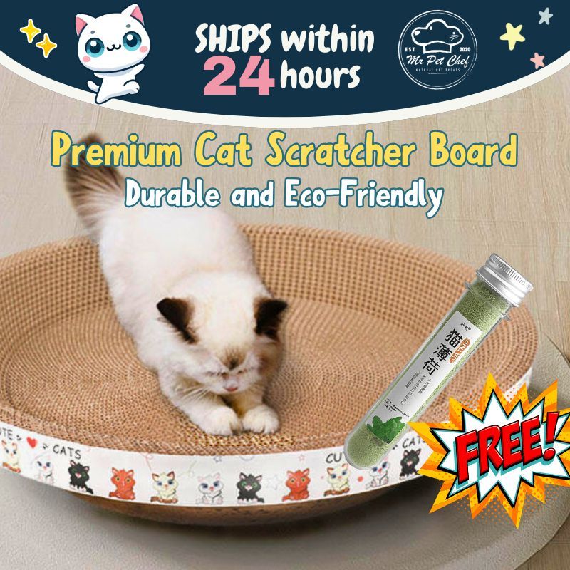Cat Scratcher Board Free Catnip Cat Bowl Shape Scratching Board Cakar ...