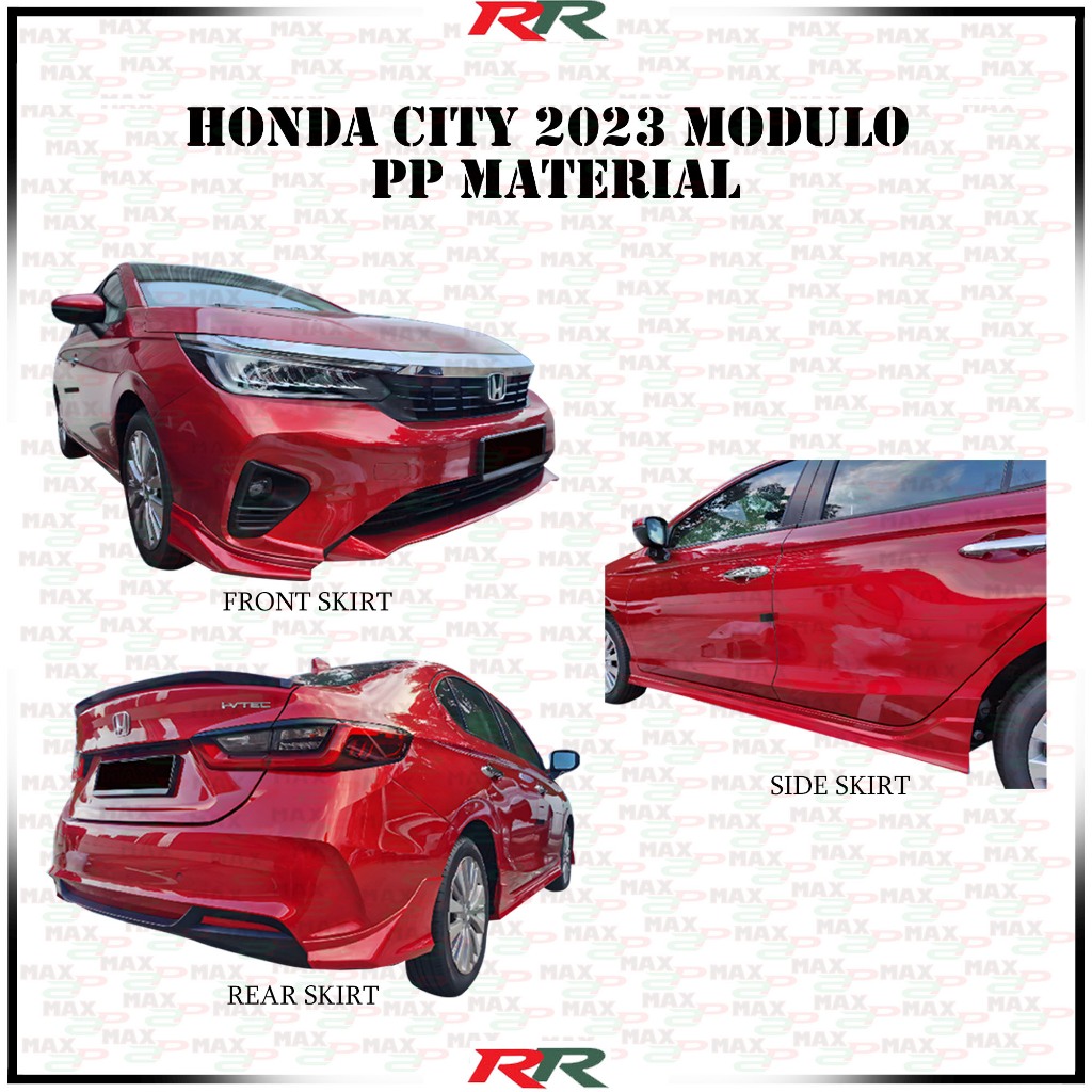 Honda City RS (2023) MDL Modulo Style Front Side Rear Skirt Set ...