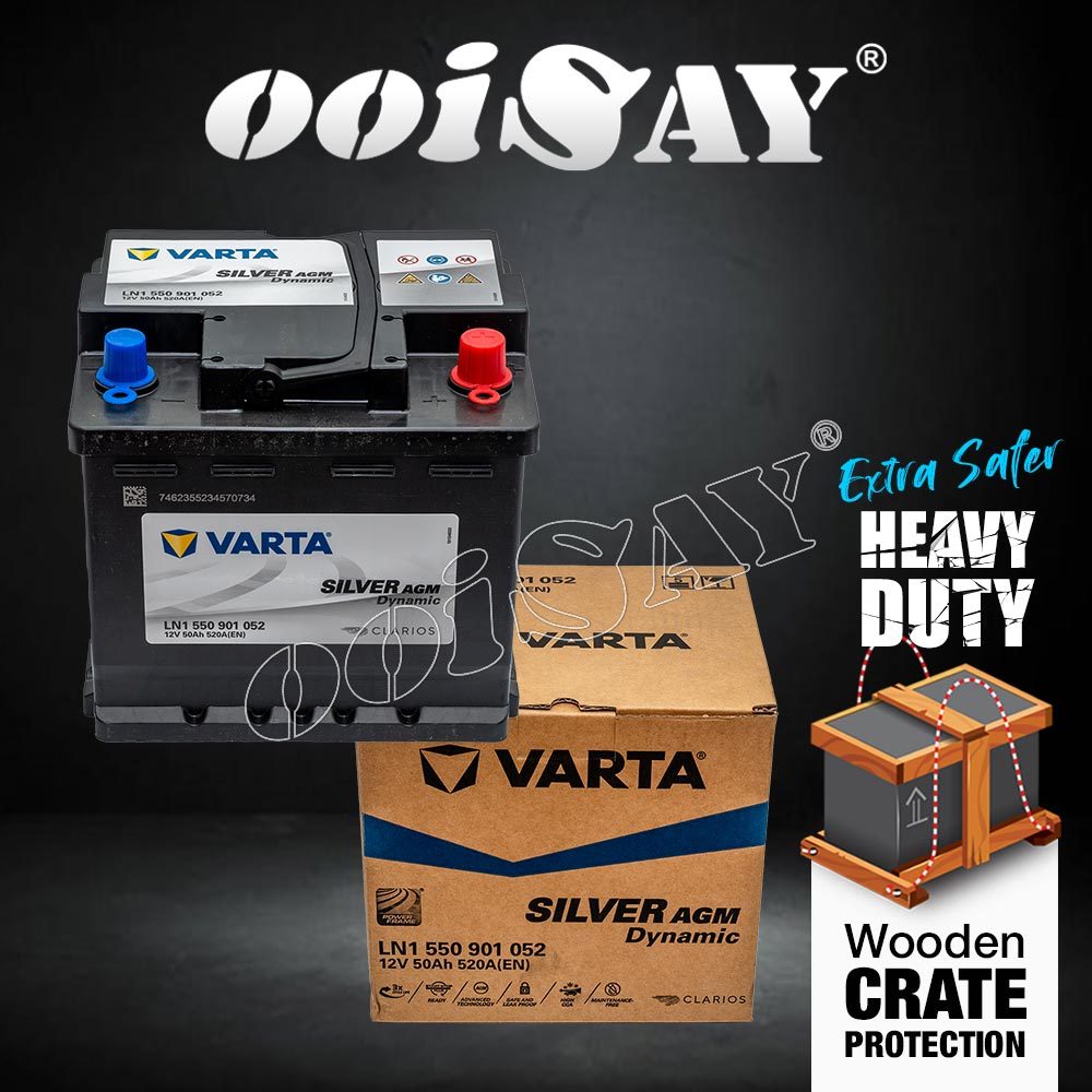VARTA DIN50 - LN1 (AGM) - Advanced Stop Start Battery - Car Battery ...