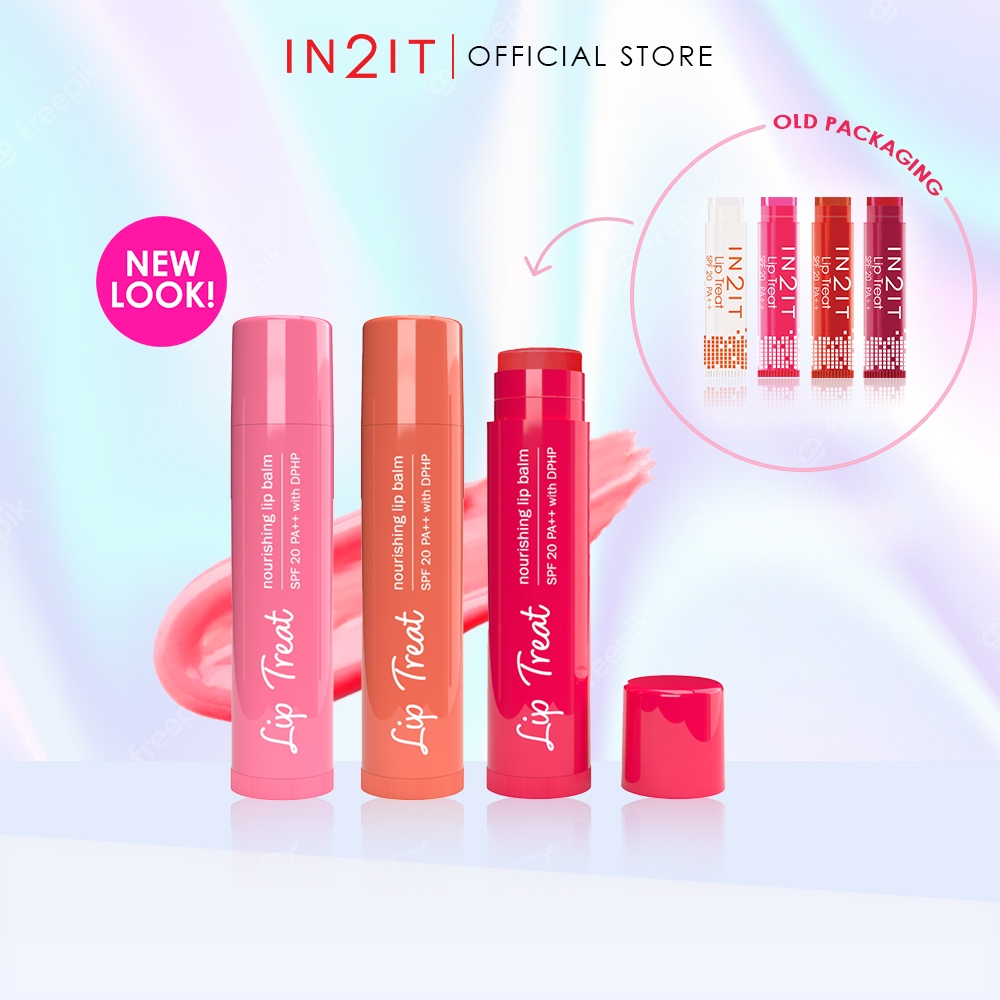 IN2IT Lip Treat Nourishing Lip Balm SPF 20 PA++ with DPHP (LT) Shopee