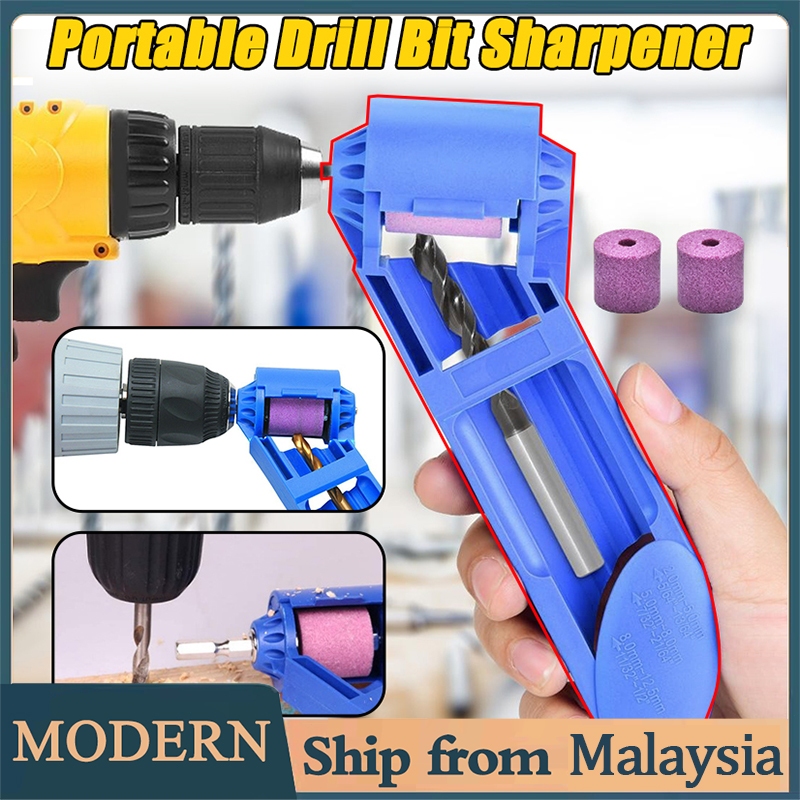 Drill Bit Sharpener 2-12.5mm Portable Corundum Grinding Wheel Drill ...