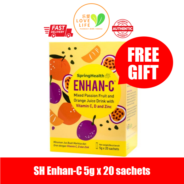 FREE SHIPPING SPRINGHEALTH ENHAN-C Mixed Passion Fruit Orange Juice ...