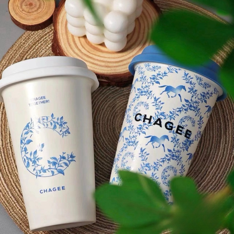 Chagee Blue and white ceramic cup 霸王茶姬青花陶瓷杯 | Shopee Malaysia