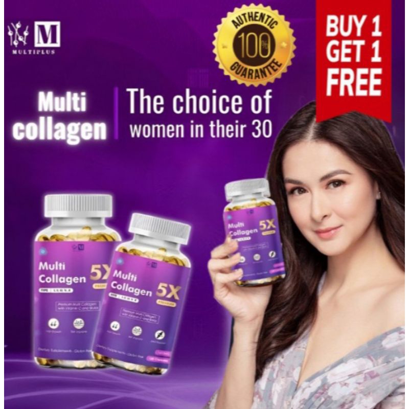 MULTI COLLAGEN 5X PREMIUM Collagen Supplement Beauty Whitening Capsules ...