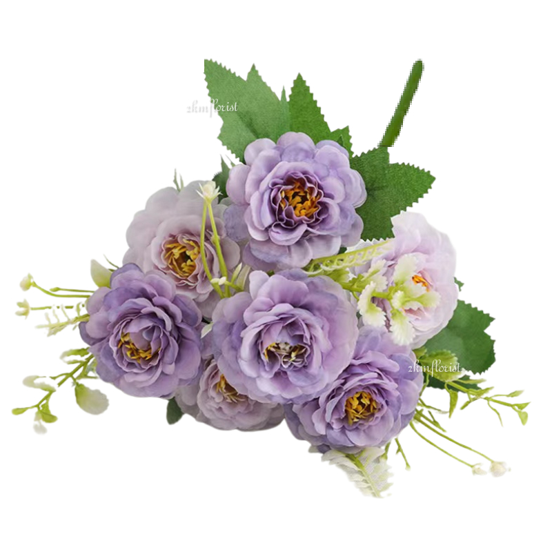 (3FLOWERS) PEONY ARTIFICIAL FAKE FLOWER Bouquet Living Home Decor ...