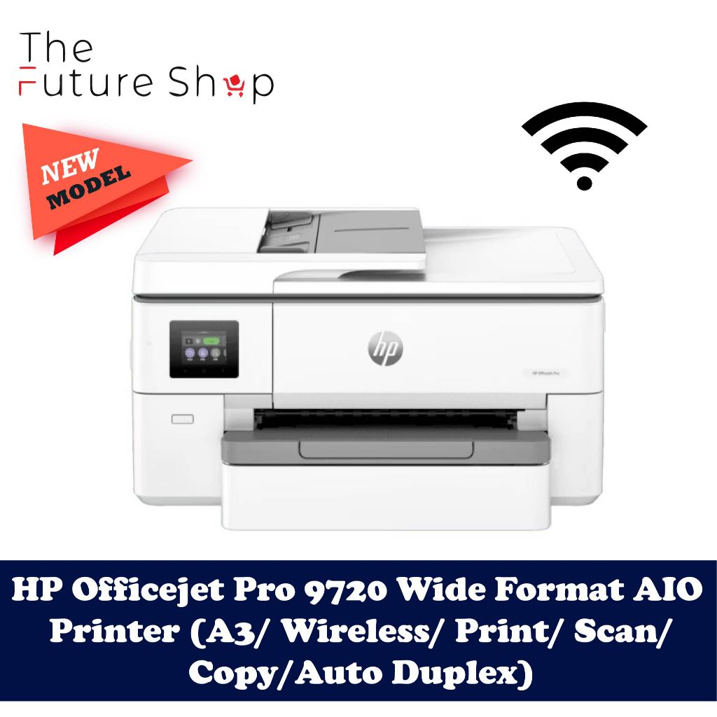 (NEW MODEL) HP OfficeJet Pro 9720 Wide Format All-in-One Printer ...