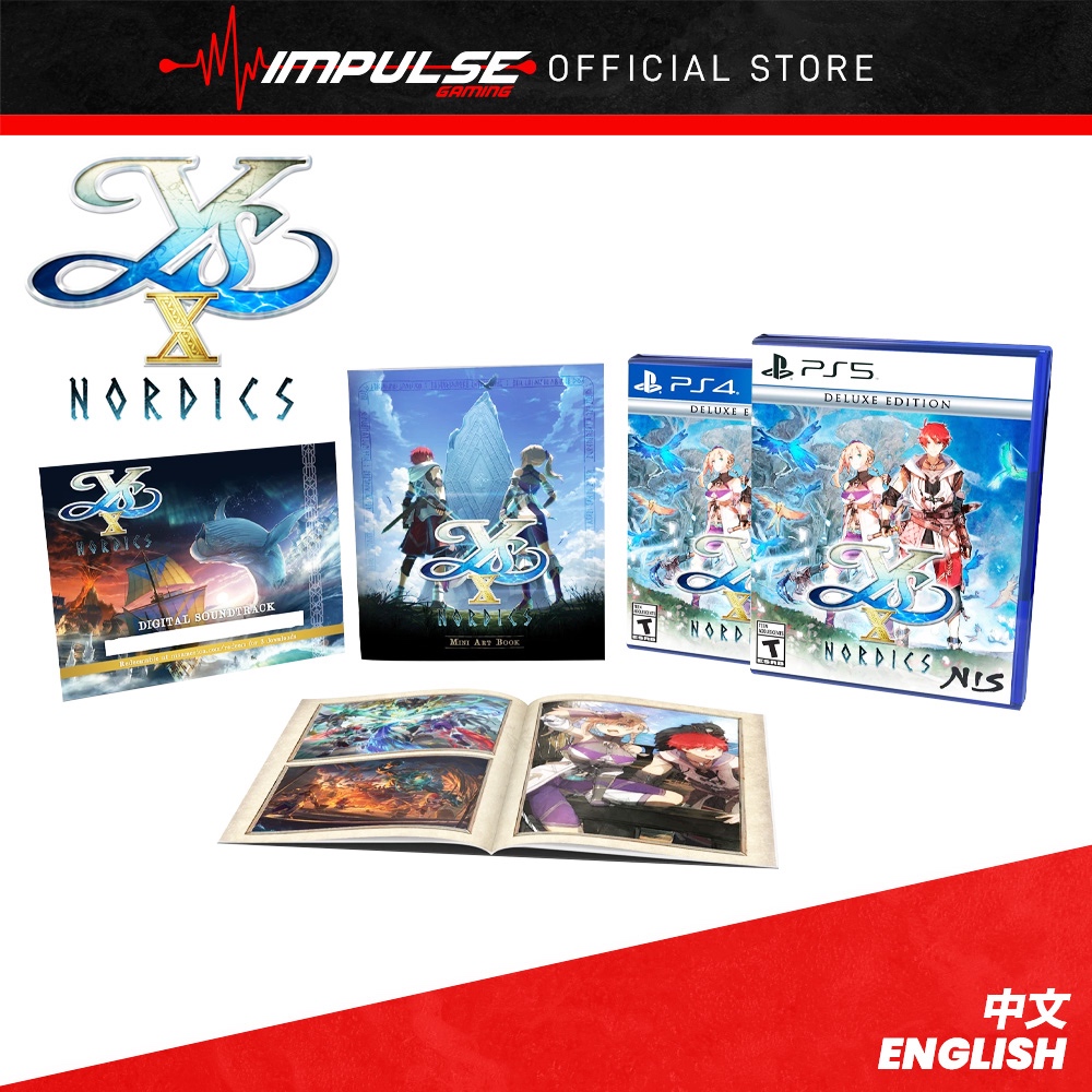 Jeu PS5 YS X NORDICS - Version Française - Neuf Sous Blister - Sortie 2024 - PEGI 16