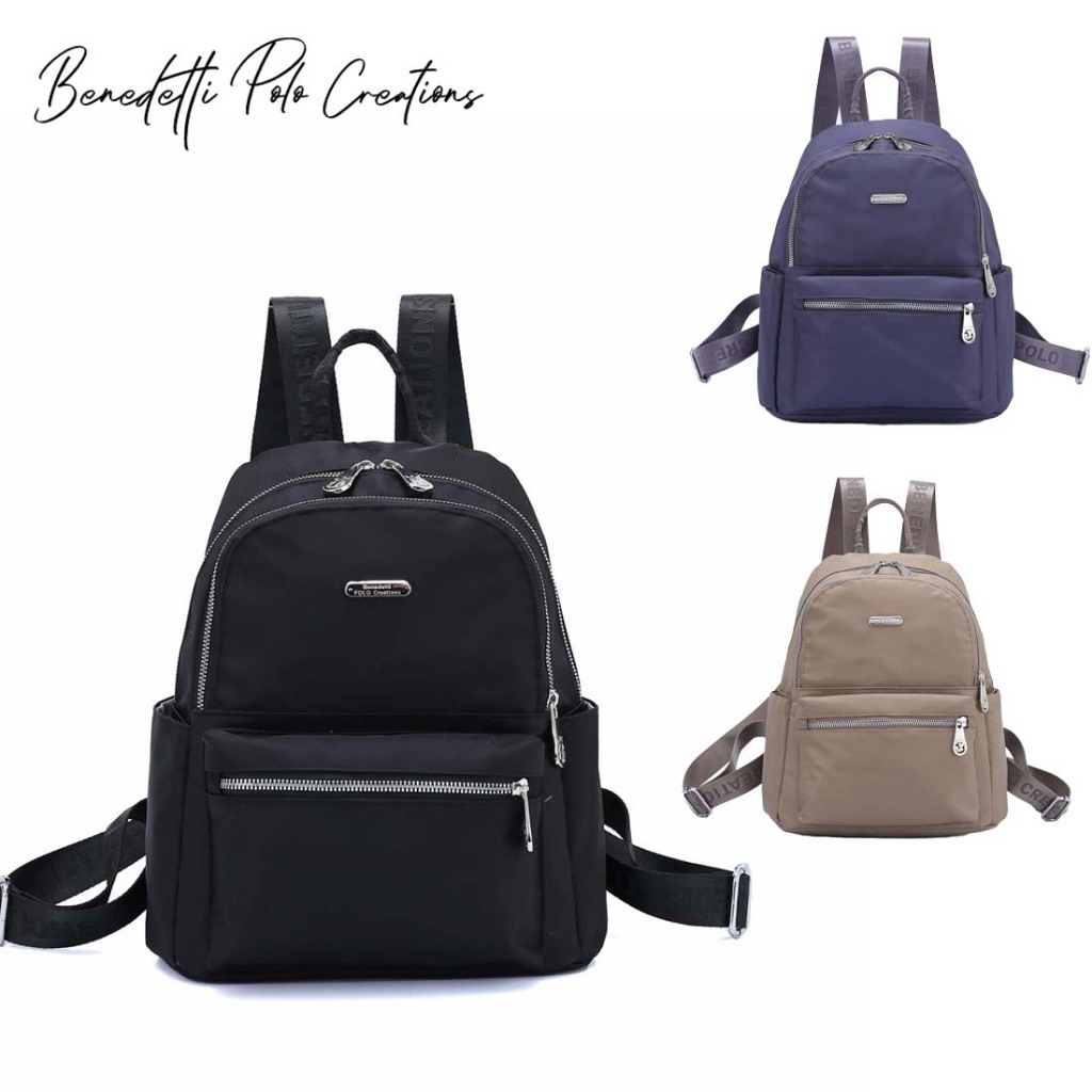 Benedetti POLO Creations Journey V Nylon Backpack Shopee Malaysia