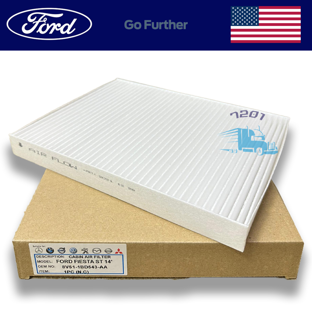 100%ORIGINAL FORD 8V51-1BD543-AA CABIN AIR FILTER, FORD FIESTA 2014 ST ...