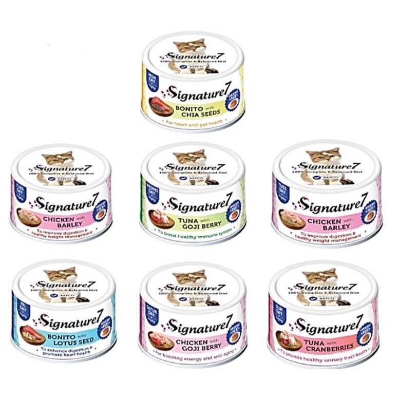 Signature7 Wet Cat Canned Food 70g/80g | Shopee Malaysia