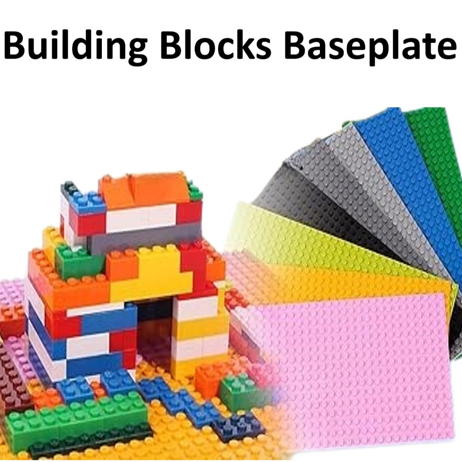 Kids Children City Building Blocks Baseplate Toys Brick Mini Block ...