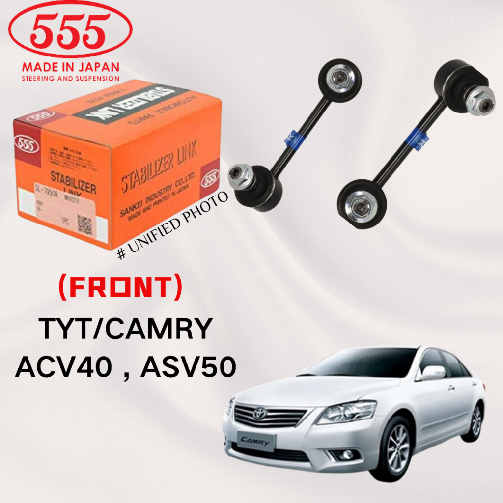 TOYOTA CAMRY ACV40 , ASV50 555 JAPAN BRAND STABILIZER LINK (FRONT 2PCS ...