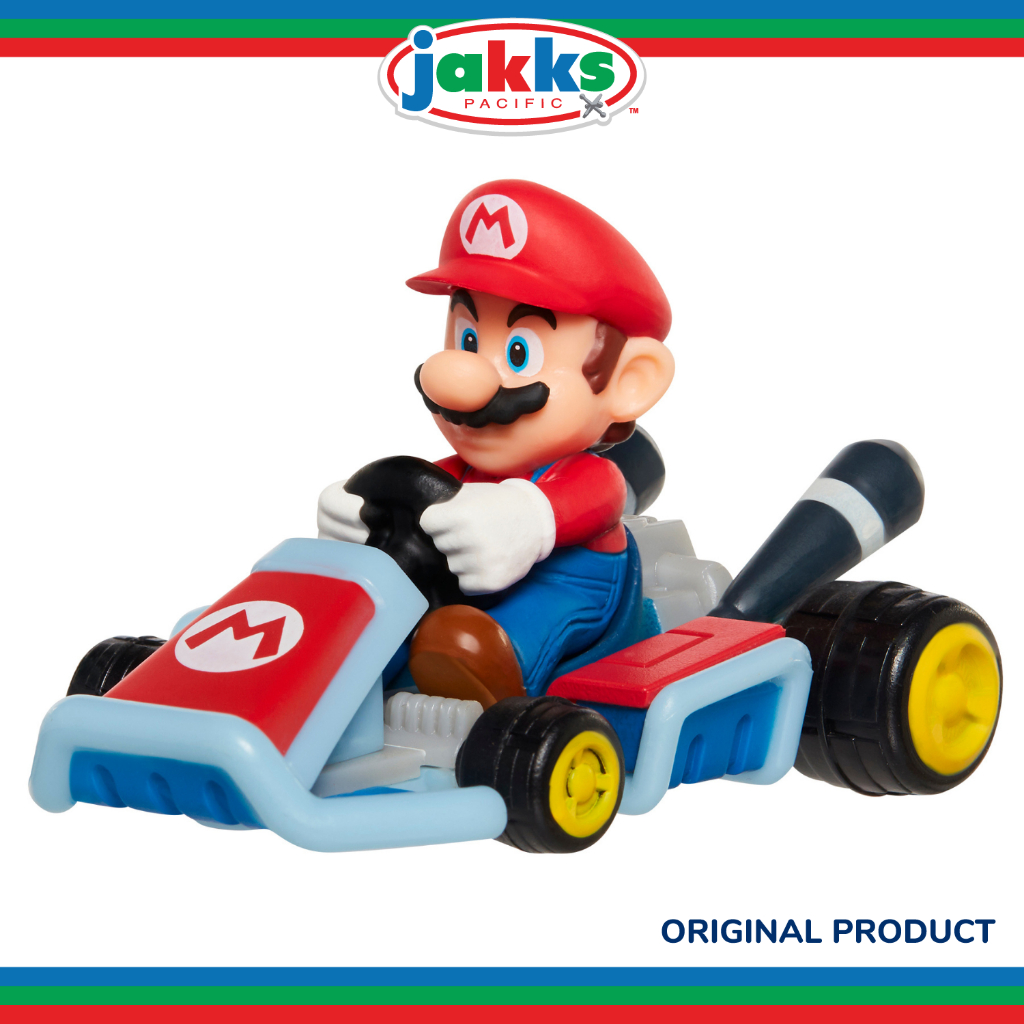 Nintendo Super Mario 2.5 Inch Kart Racers - Mario & Luigi & Yoshi & Shy ...