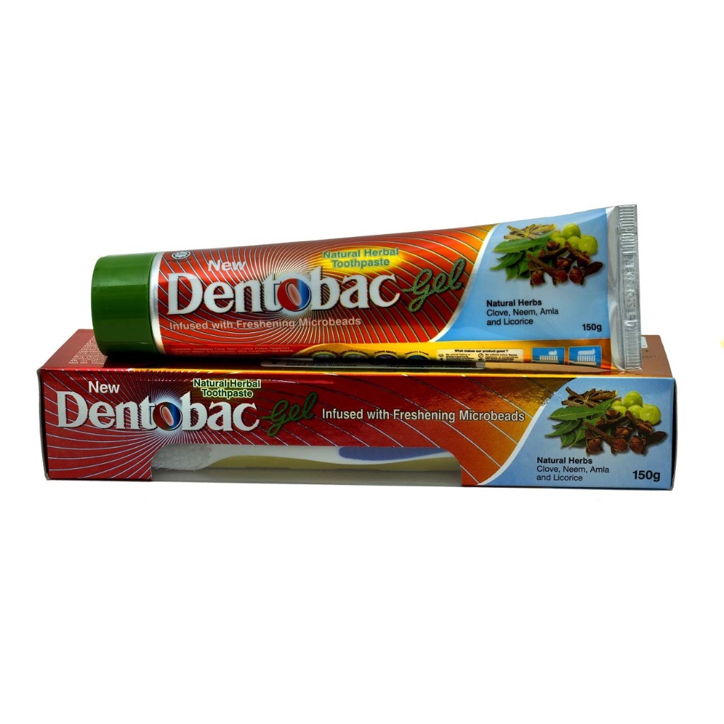 Dentobac Gel Natural Herbal Toothpaste - 100g | 150G | 2x150G | Shopee ...