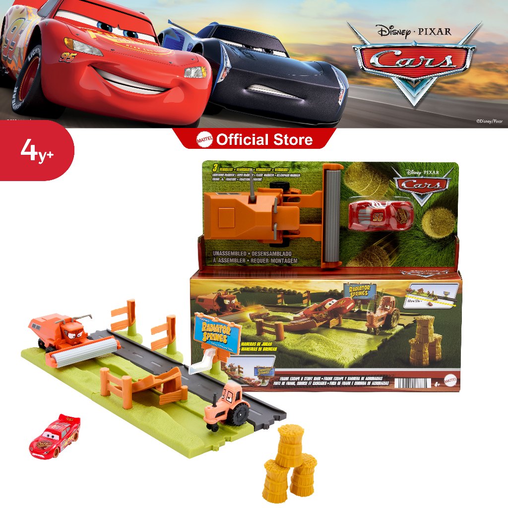 Cars radiator springs tractor tippin track set on sale