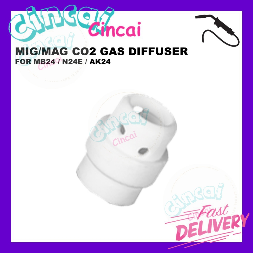N24E / MB24 / 24KD MIG/MAG CO2 Welding Torch Gas Diffuser / Orifice ...