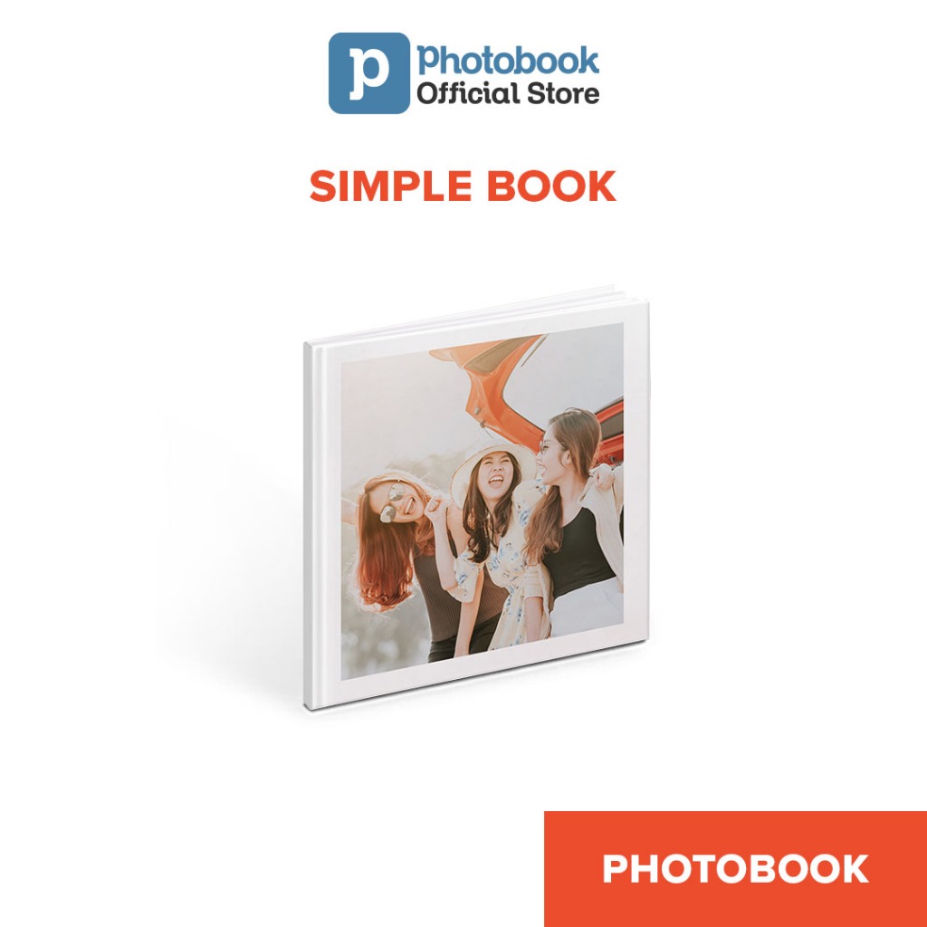 Photobook Square Imagewrap Hardcover Standard Binding Simple Book (40 ...