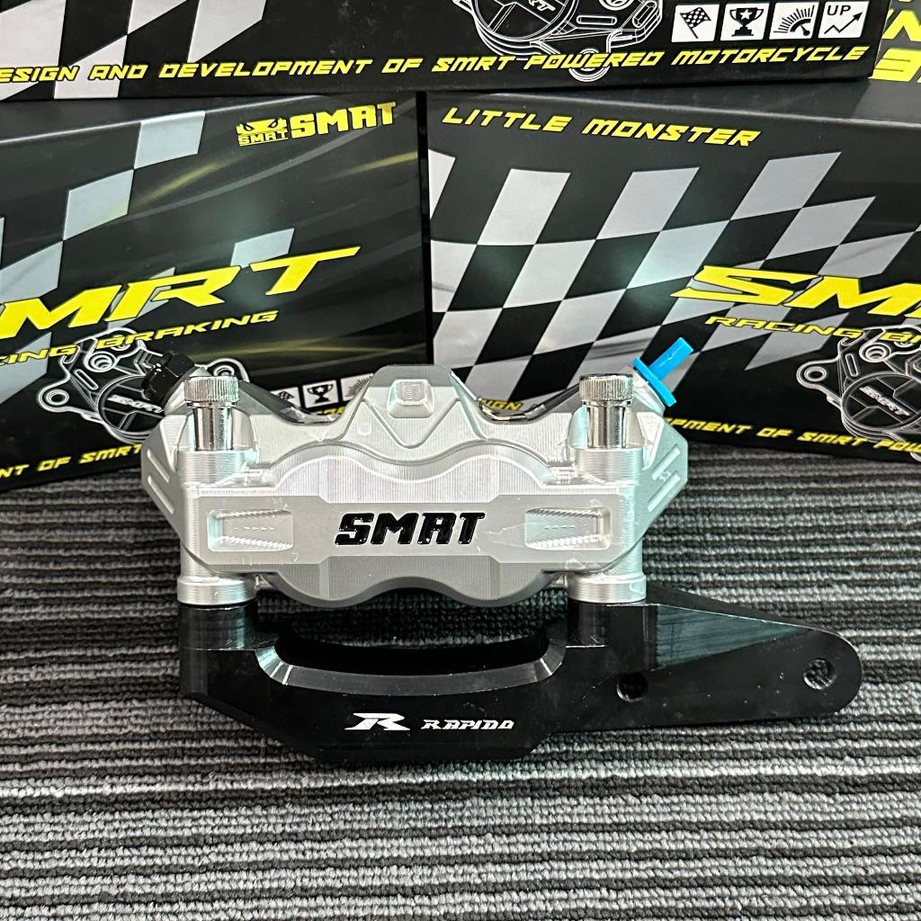 NINJA 250 ORIGINAL SMRT CALIPER FRONT 4POT SILVER BLACK LOGO SIAP ...