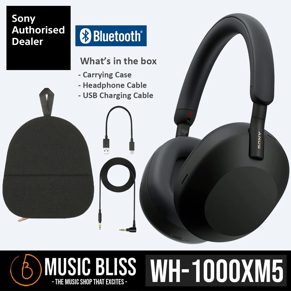 Sony WH-1000XM5 Wireless wh 1000 mx5 mark 5 noice cancelling ANC sony ...