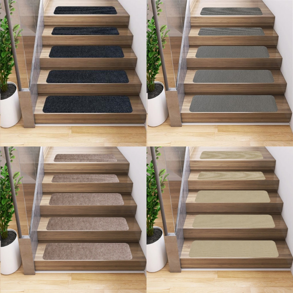 20x76cm Staircase Self Adhesive Soft Stair Mat Non-slip Water ...