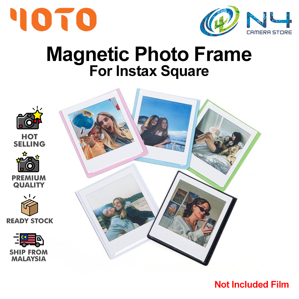 FOTO 5PCS Magnetic Photo Frame For Instax Square Stamp Instant Camera ...