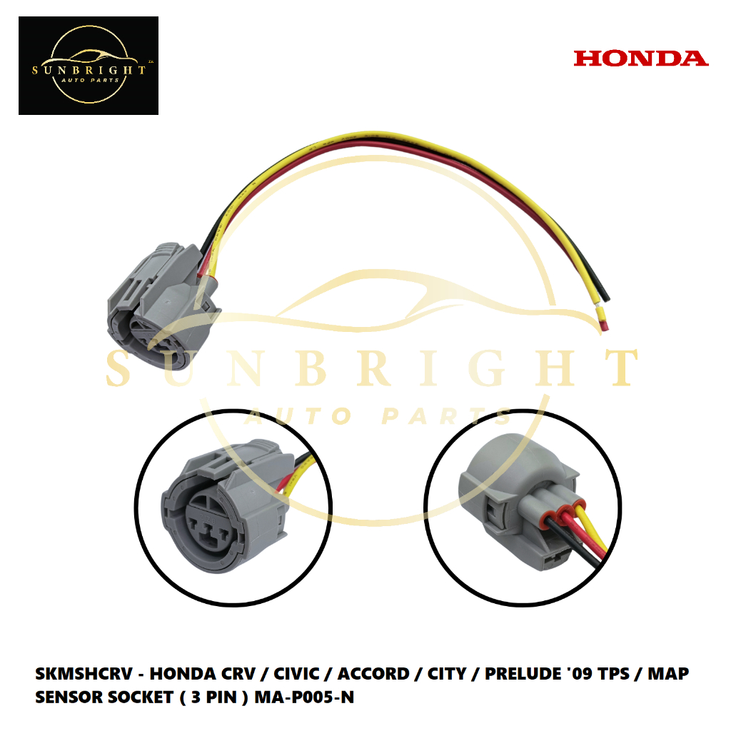 HONDA CRV / CIVIC / ACCORD / CITY / PRELUDE '09 TPS / MAP SENSOR SOCKET ...