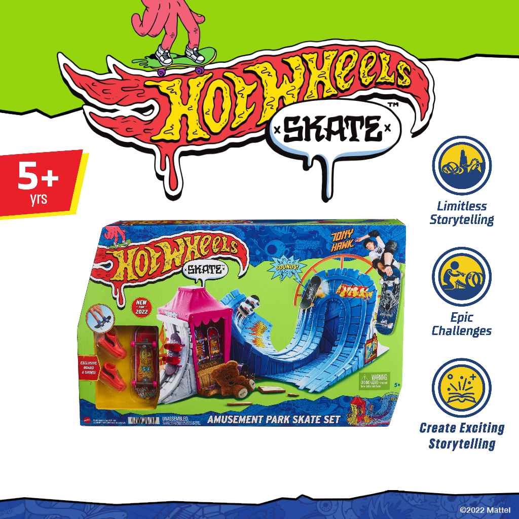 Hot Wheels Skate Amusement Park Set HGT95 Shopee Malaysia