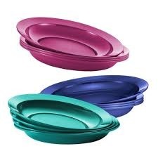 Tupperware Plate Royale Deep Plate 550ml (4PCS) | Shopee Malaysia