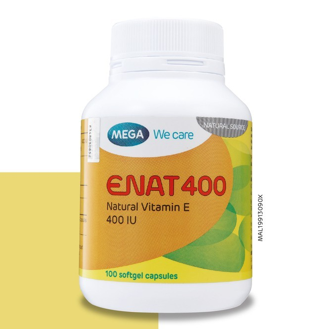 MEGA Enat 400 Natural 100 capsules (EXP 07/2026) | Shopee Malaysia