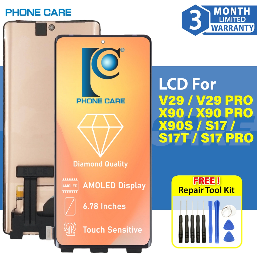 Lcd For Vivo V29 / V29 Pro / X90 / X90 Pro / X90S / S17 / S17T / S17 ...