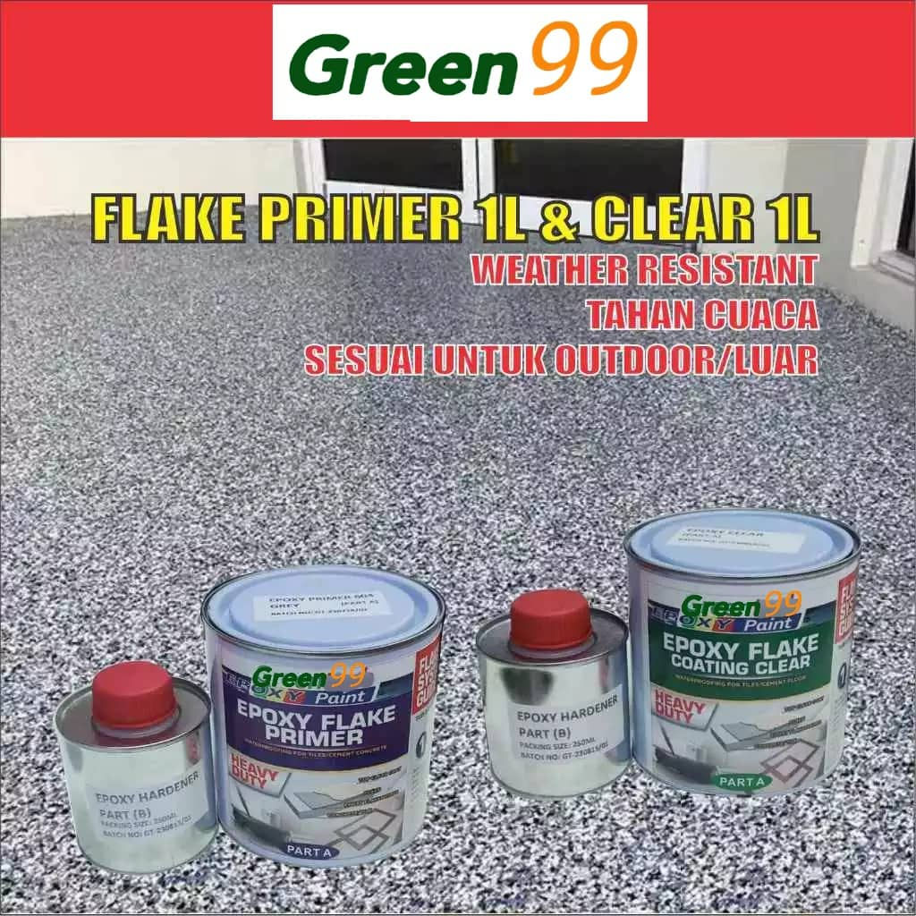 Set Wp Flake BASE TOP COAT 1L WP flake PRIMER 1L WP flake