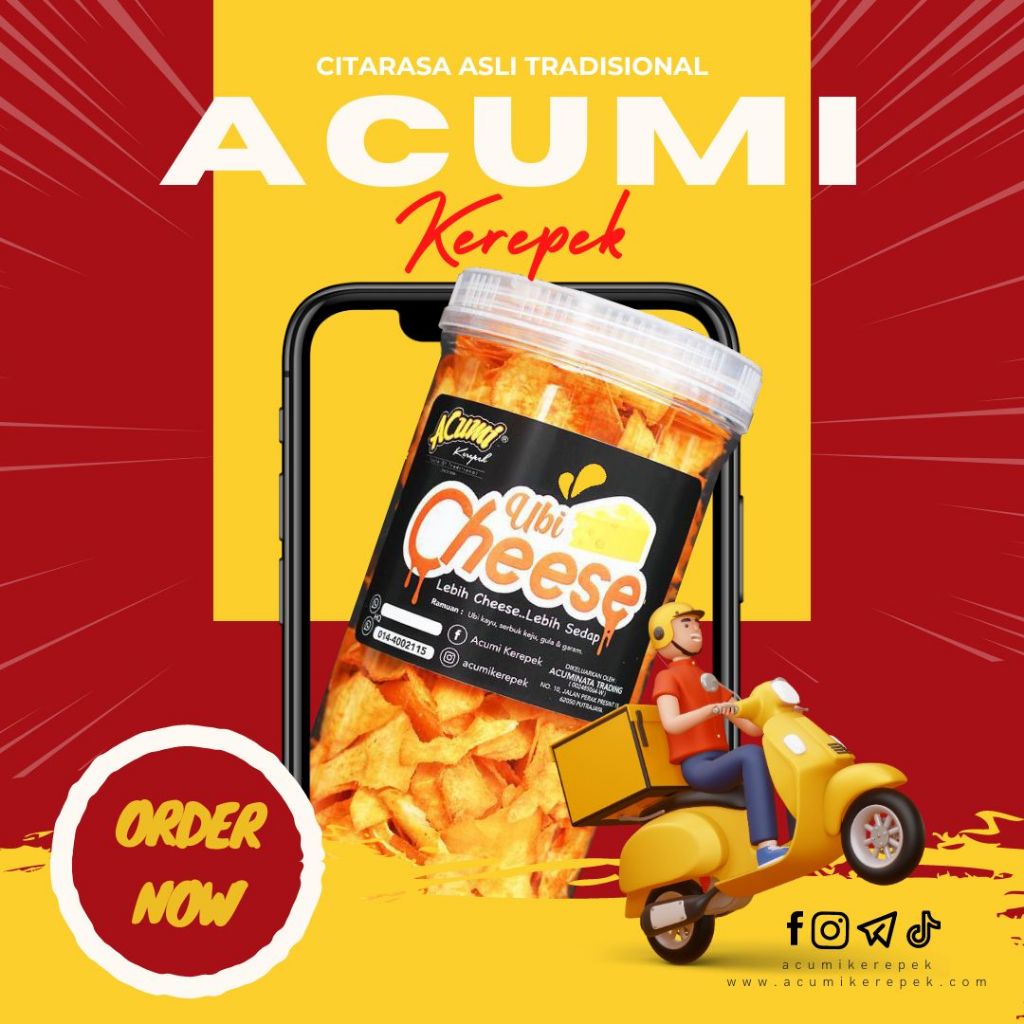 Ubi Cheese Balang ( Acumi Kerepek ) 🔥 | Shopee Malaysia