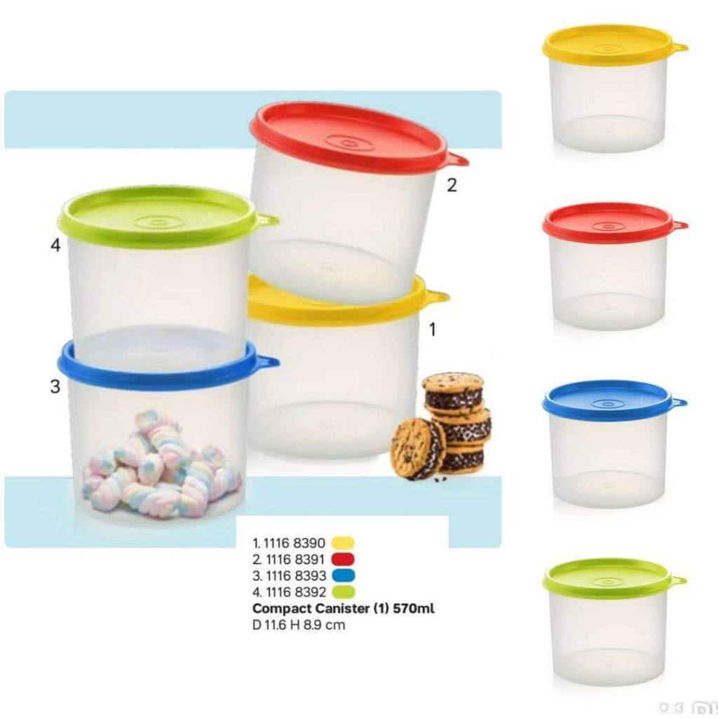 Tupperware Compact Canister 570ml #tupperware #highquality #original ...