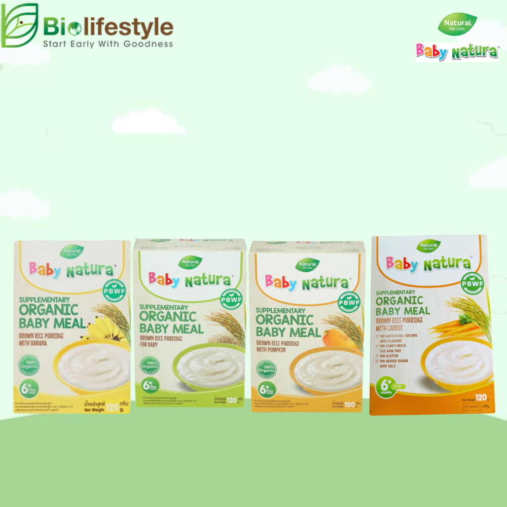 Baby Natura Organic Brown Rice Porridge 120g | Shopee Malaysia