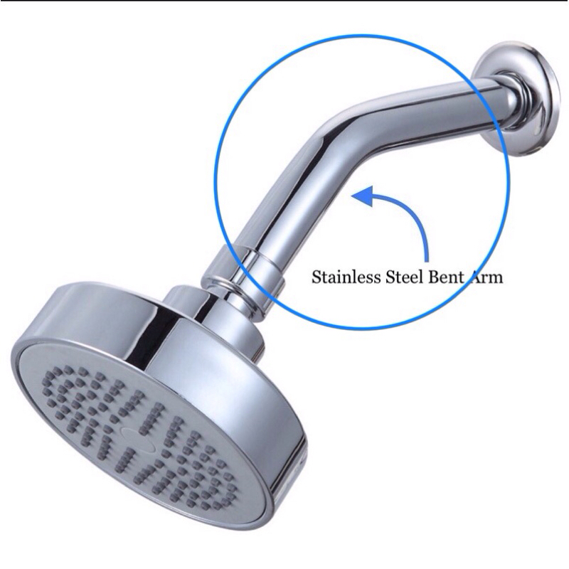 Stainless Steel Chrome Bent Shower Arm Come With Stainless Steel Flange ...