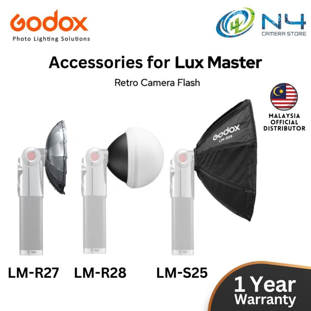 Godox Lux Master Accessories List LM-R28 LM-S25 LM-R27 AS-01 FB-01 ...