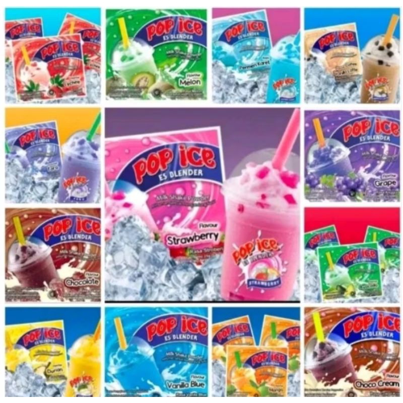 POP ICE (ES BLENDER) 1 RENTENG ISI 10 PCS | Shopee Malaysia